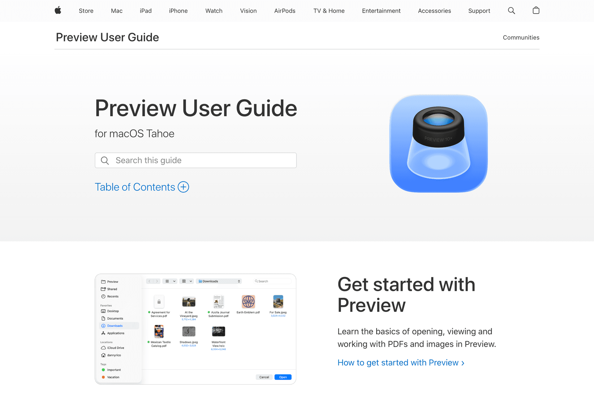 Apple Preview PDF annotation tool