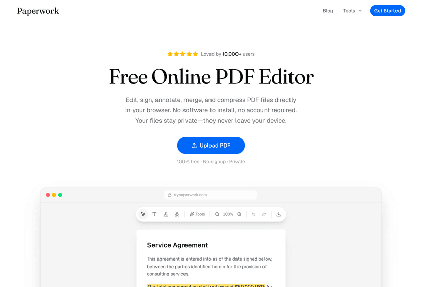 8 Best Free PDF Editors in 2025 | Paperwork Blog